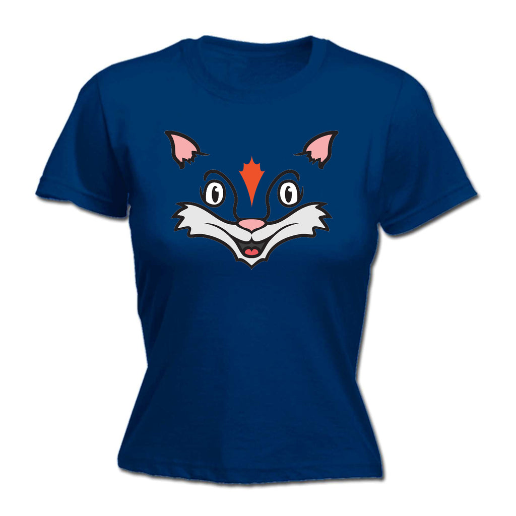 Fox Animal Face Ani Mates - Funny Womens T-Shirt Tshirt