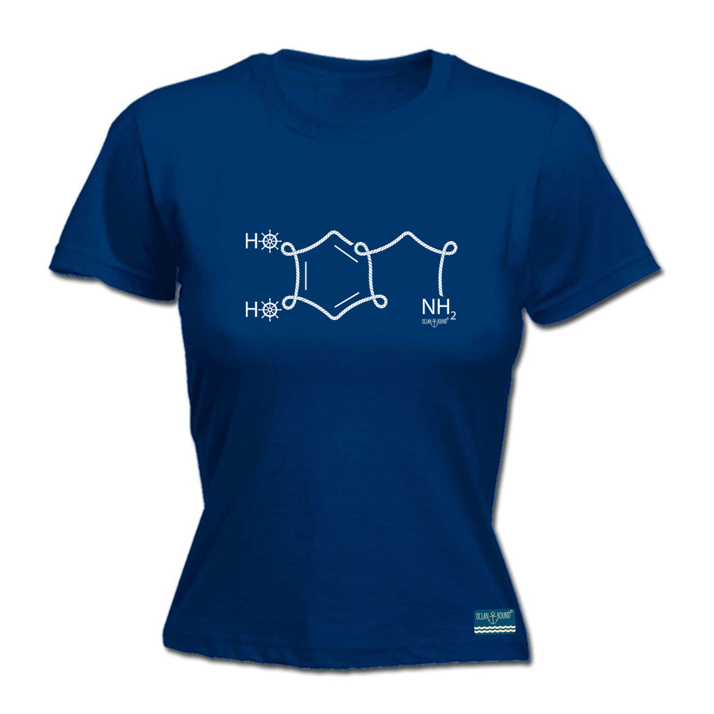 Ob Nh2 Sailing Chemical Structure - Funny Womens T-Shirt Tshirt
