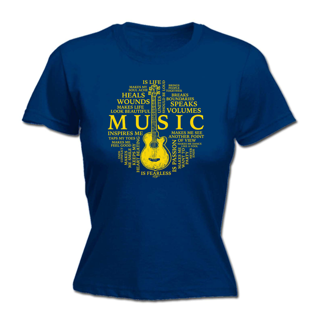 Music Meaning Music - Funny Womens T-Shirt Tshirt