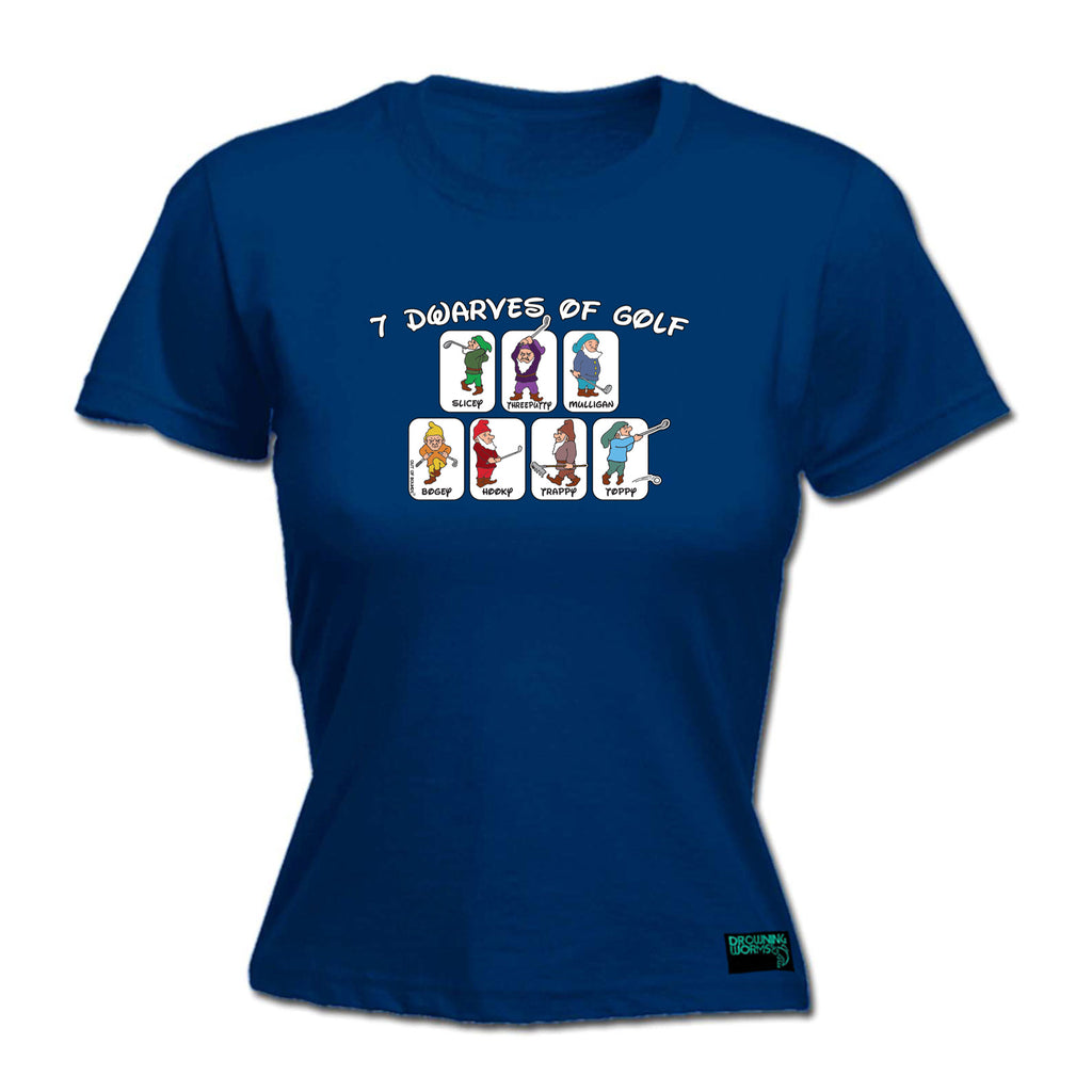 Oob 7 Dwarves Of Golf - Funny Womens T-Shirt Tshirt