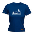Rltw Eat Sleep Downhill - Funny Womens T-Shirt Tshirt