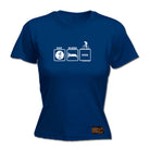 Rltw Eat Sleep Bike - Funny Womens T-Shirt Tshirt