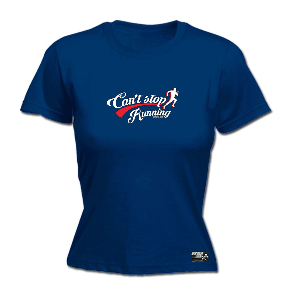 Pb Cant Stop Running - Funny Womens T-Shirt Tshirt