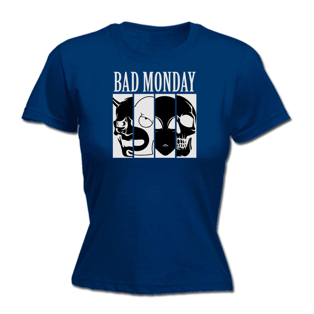 Bad Monday Scary Halloween Fashion - Funny Womens T-Shirt Tshirt