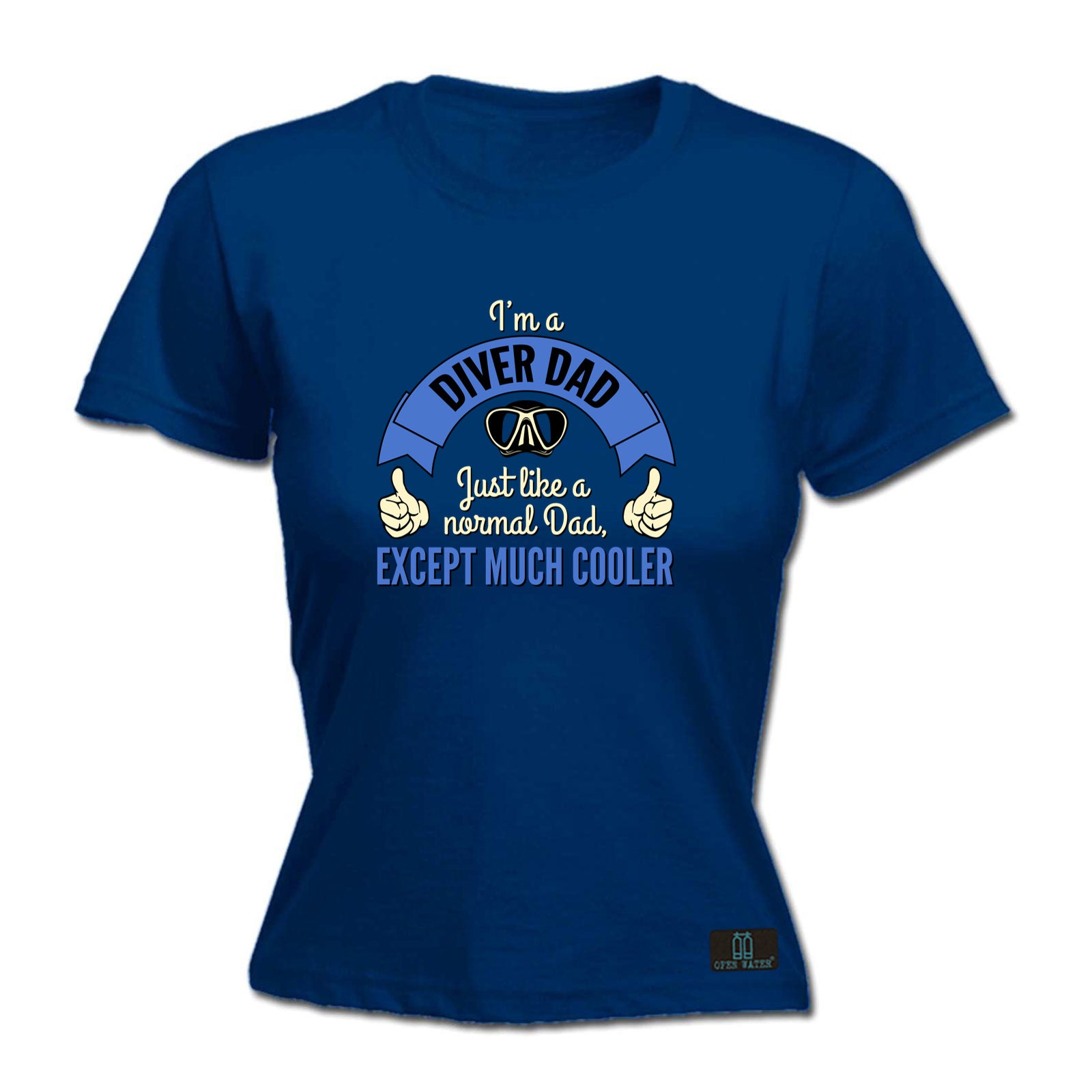 Ow Im A Diver Dad - Funny Womens T-Shirt Tshirt