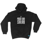 Ob Peace Love Sailing - Funny Hoodies Hoodie