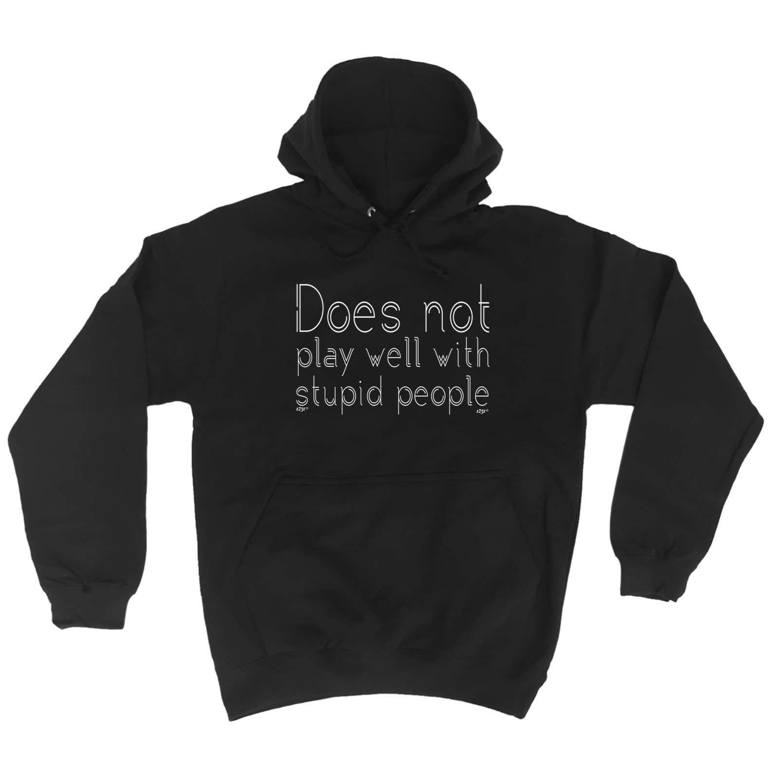 Does Not Play Well With - Funny Hoodies Hoodie