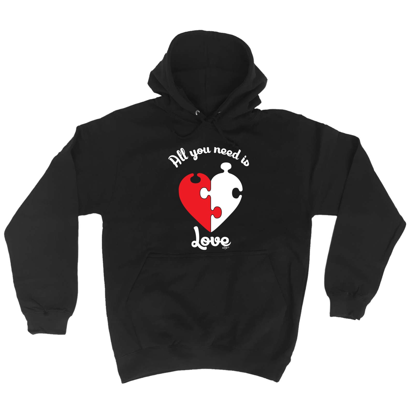 All You Need Is Love Jigsaw - Funny Hoodies Hoodie