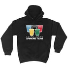 Italian Drinking Team Glasses - Funny Hoodies Hoodie