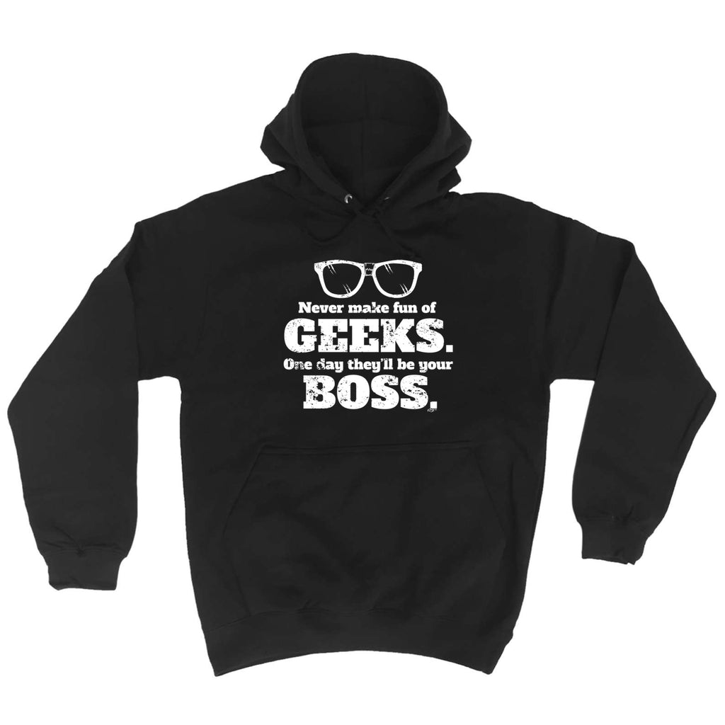 Never Make Fun Of Geeks - Funny Hoodies Hoodie