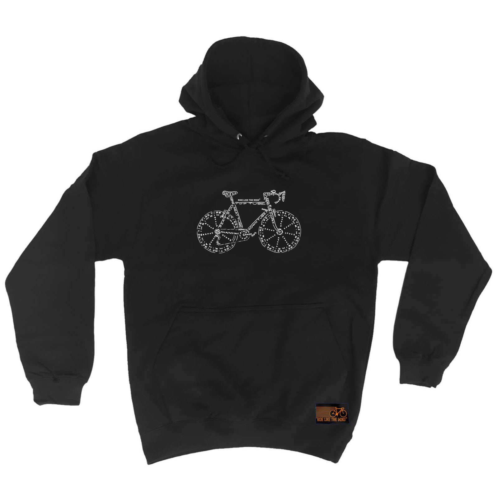 Rltw Bike Part Words - Funny Hoodies Hoodie