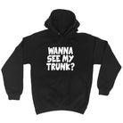 Wanna See My Trunk - Funny Hoodies Hoodie