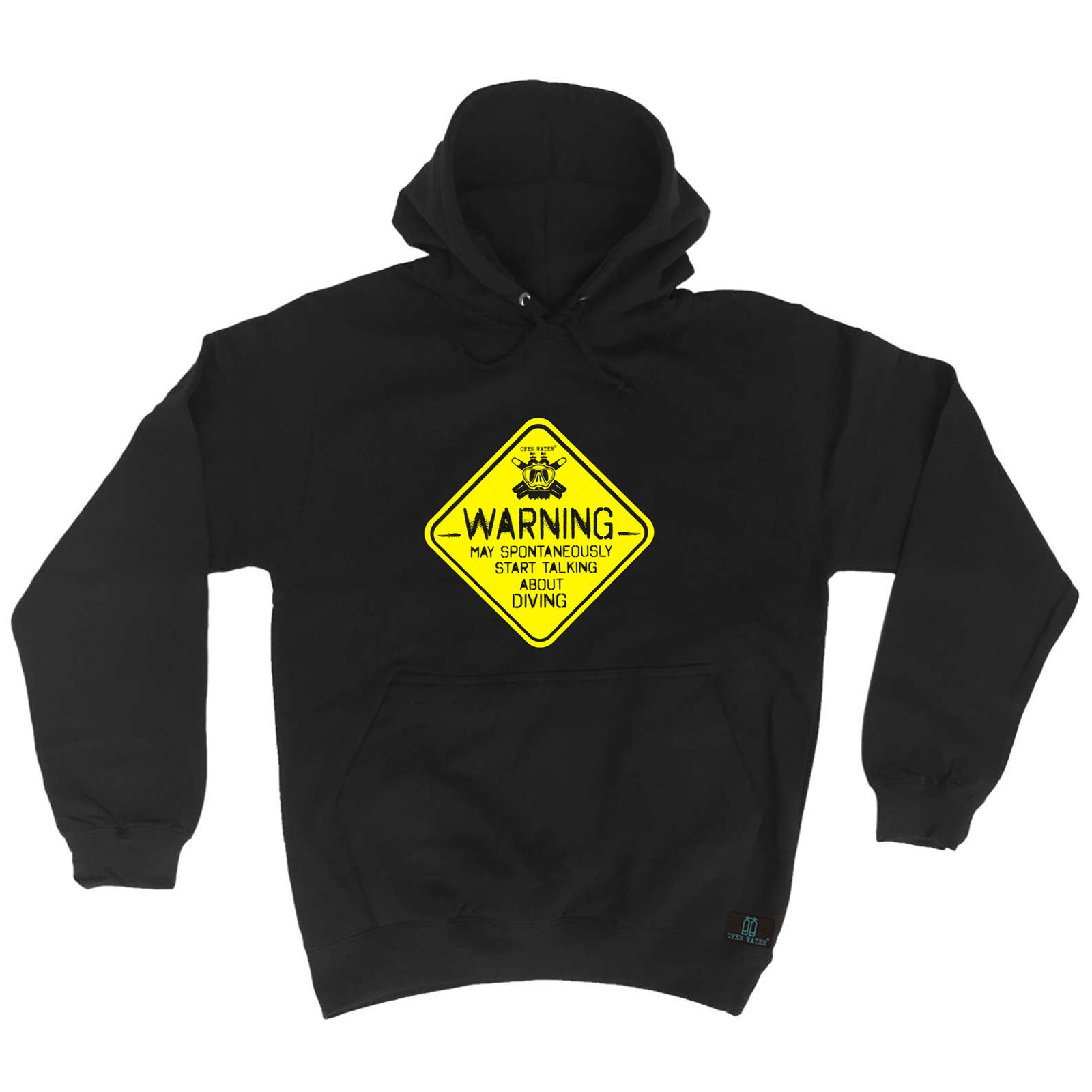 Ow Warning Start Talking Diving - Funny Hoodies Hoodie