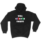 Will Cook For Sweets - Funny Hoodies Hoodie