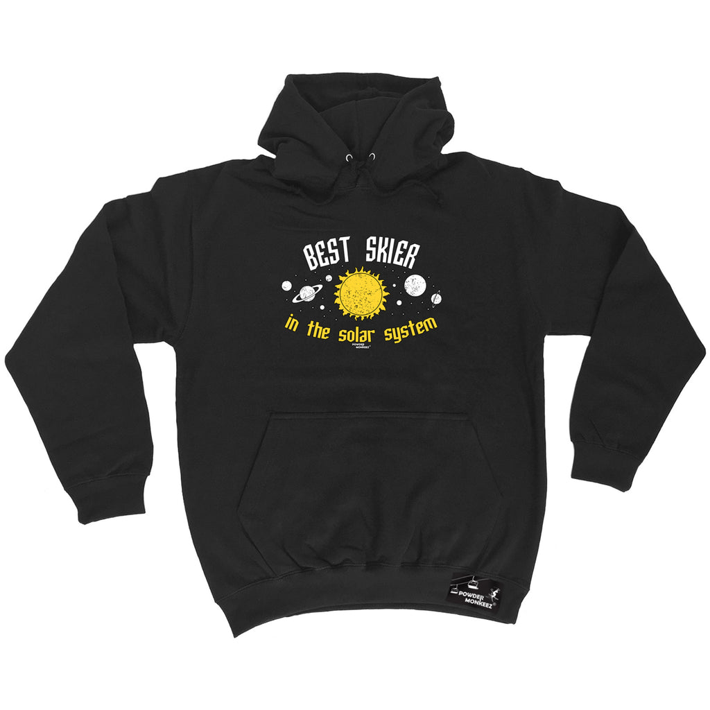 Pm Best Skier In The Solar System - Funny Hoodies Hoodie