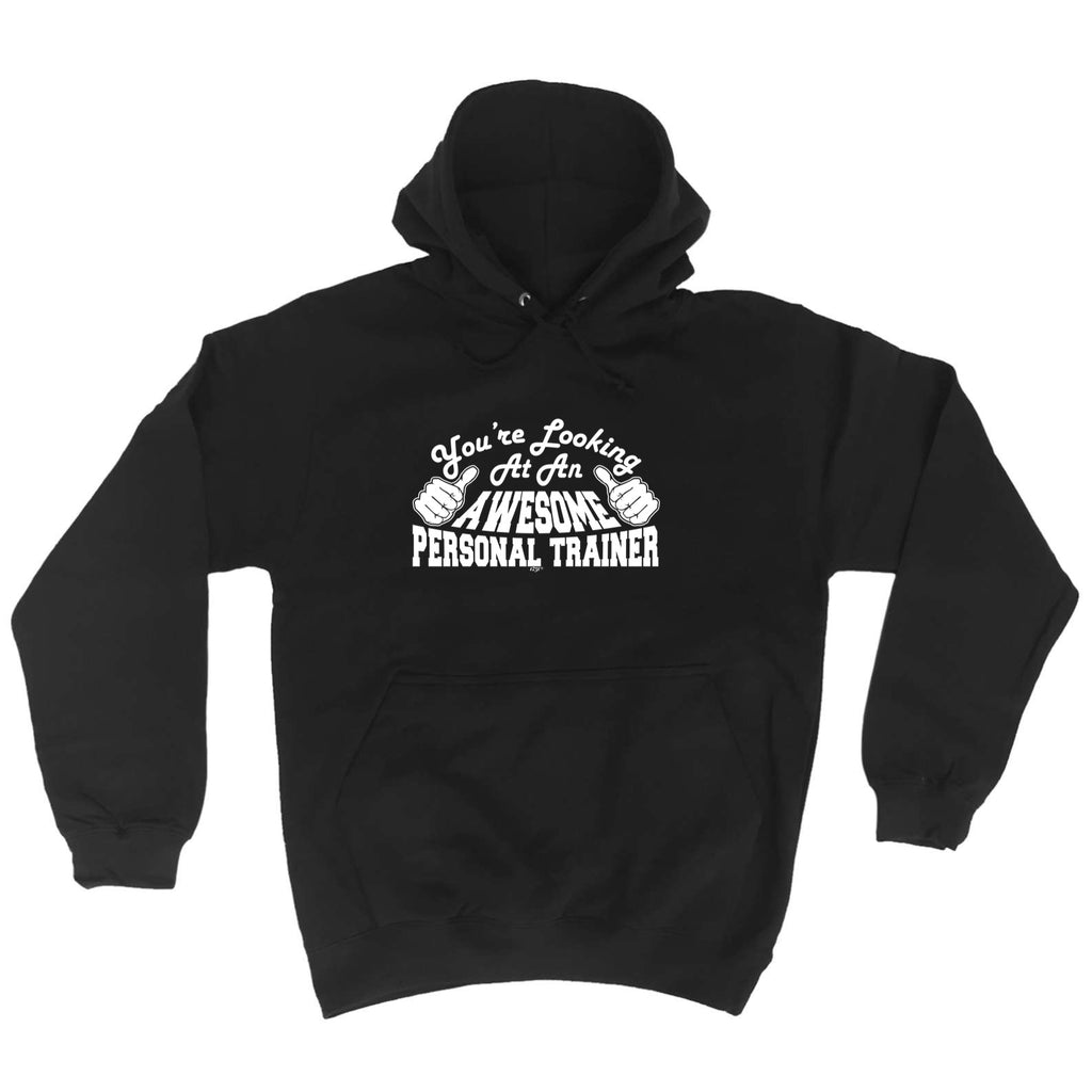 Youre Looking At An Awesome Personal Trainer - Funny Hoodies Hoodie