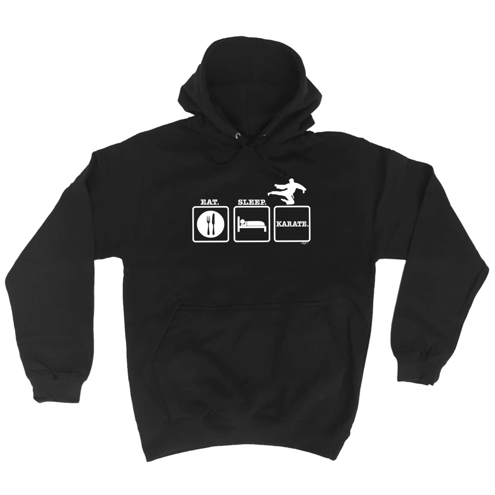 Eat Sleep Karate - Funny Hoodies Hoodie