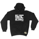 Uau Get Your First Tackle In Early - Funny Hoodies Hoodie