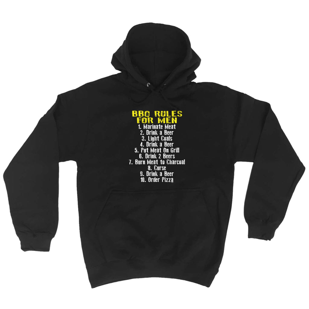 Bbq Barbeque Rules For Men - Funny Hoodies Hoodie