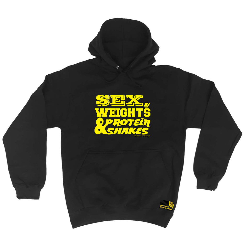 Swps Sex Weights Protein Shakes D1 Yellow - Funny Hoodies Hoodie