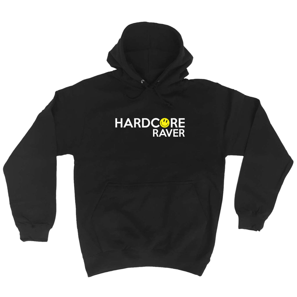 Hardcore Raver Smile - Funny Hoodies Hoodie