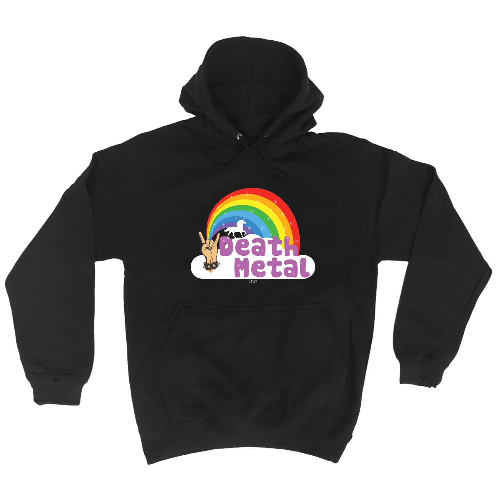 Death Metal Raindow - Funny Hoodies Hoodie