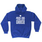 Peace Love Cheese - Funny Hoodies Hoodie