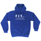 Fit Ish But Like Food More Fitness - Funny Hoodies Hoodie