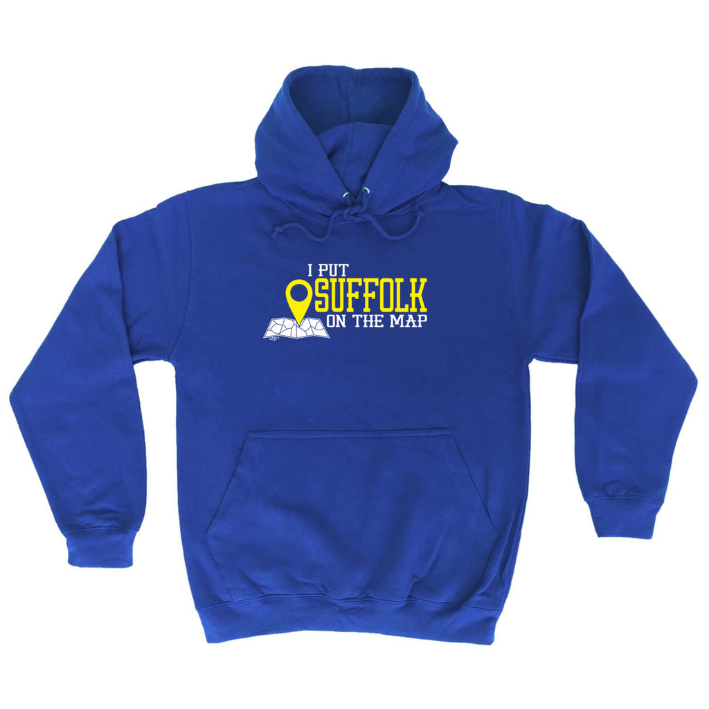 Put On The Map Suffolk - Funny Hoodies Hoodie