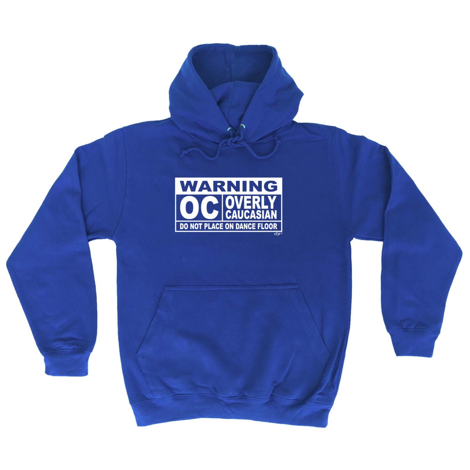 Warning Overly Caucasian - Funny Hoodies Hoodie