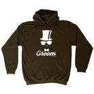 Groom Glasses Top Hat Married - Funny Hoodies Hoodie