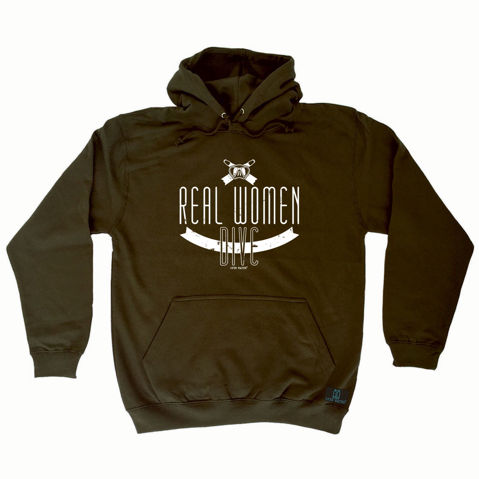 Ow Real Women Dive - Funny Hoodies Hoodie