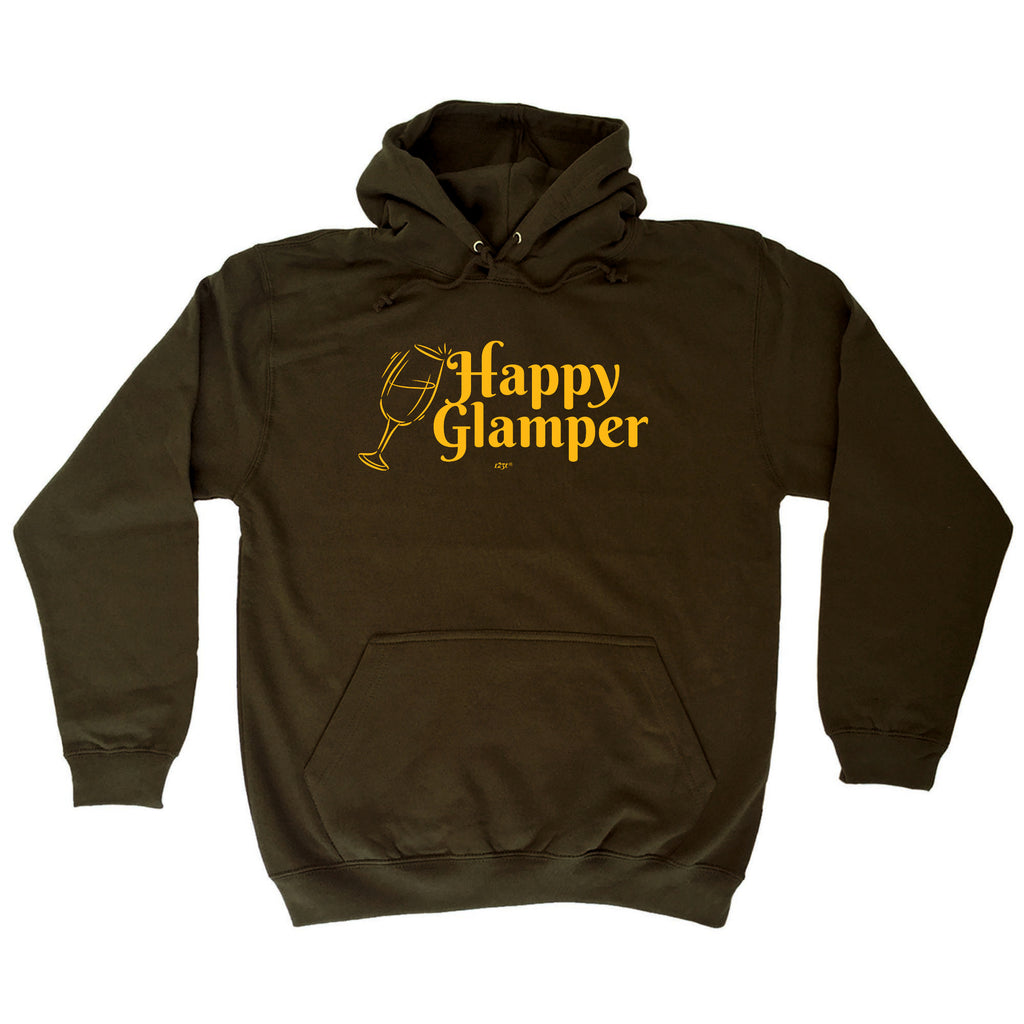 Happy Glamper Camping - Funny Hoodies Hoodie