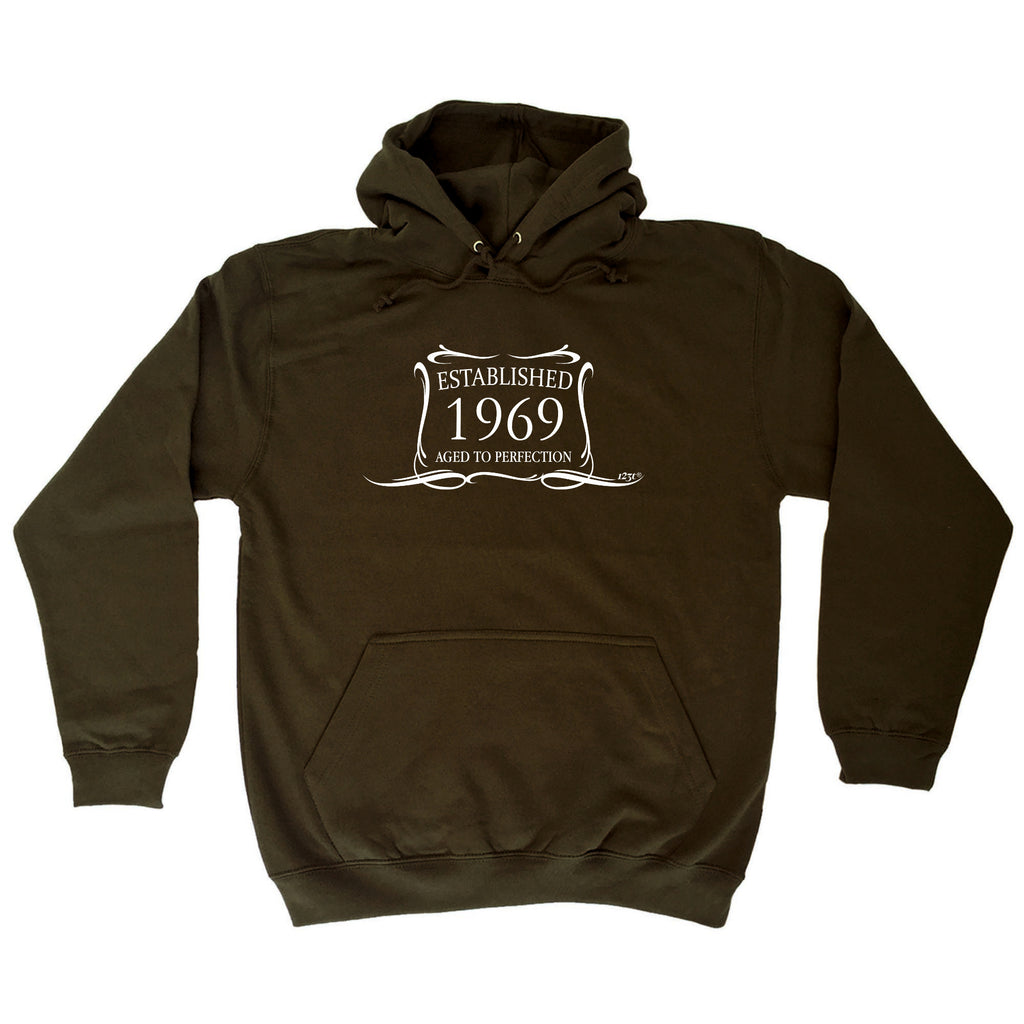 Established 1969 Aged To Perfection Birthday - Funny Hoodies Hoodie