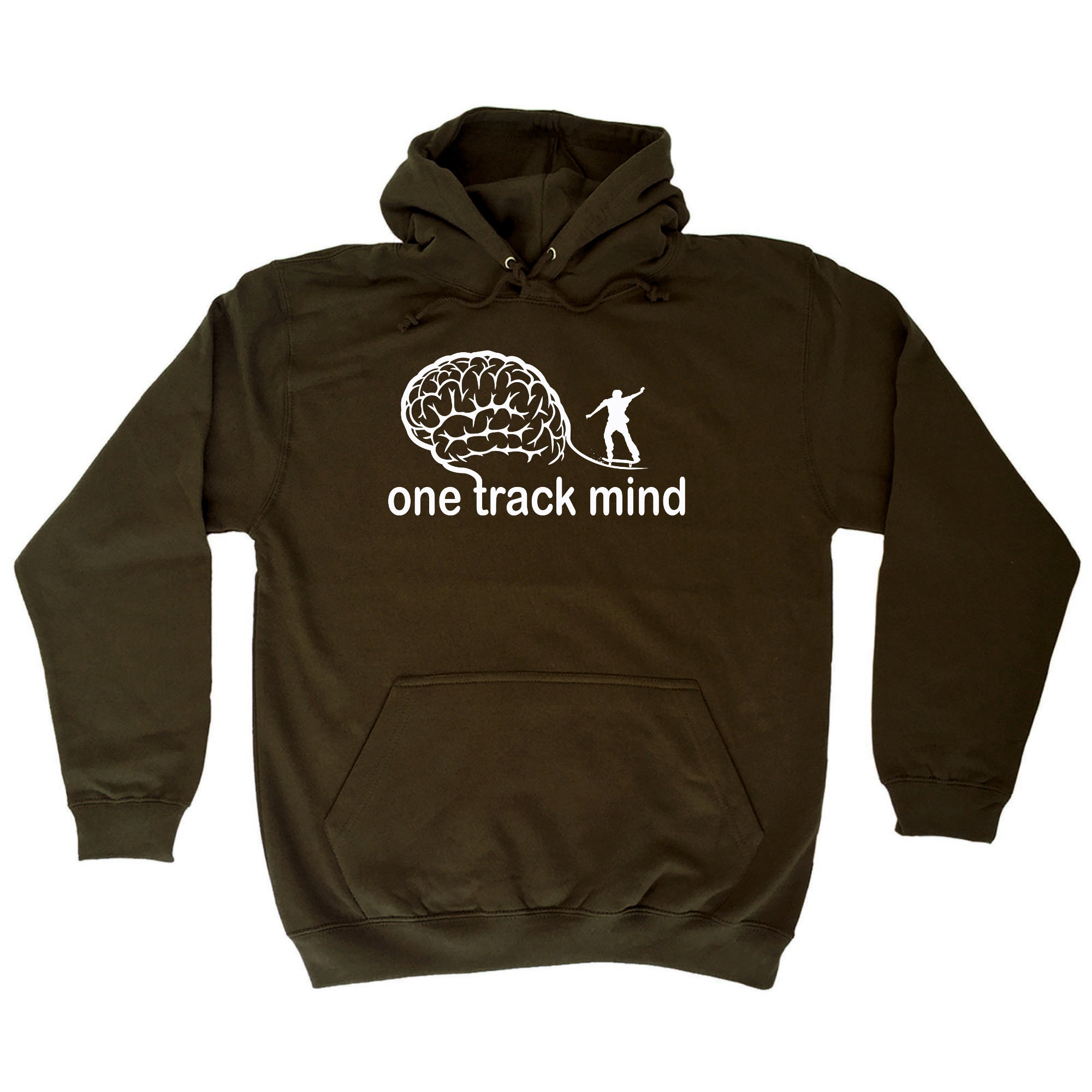 One Track Mind Skate - Funny Hoodies Hoodie