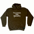 Dw Im A Woman I Fish Deal - Funny Hoodies Hoodie