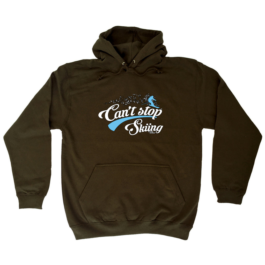 Pm Cant Stop Skiing - Funny Hoodies Hoodie