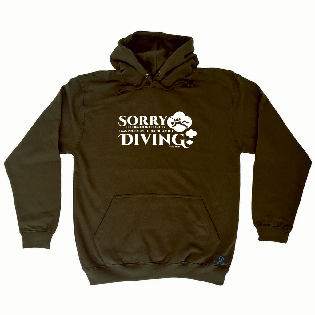 Ow Sorry Diving - Funny Hoodies Hoodie