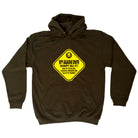 Warning Grumpy Old Git - Funny Hoodies Hoodie