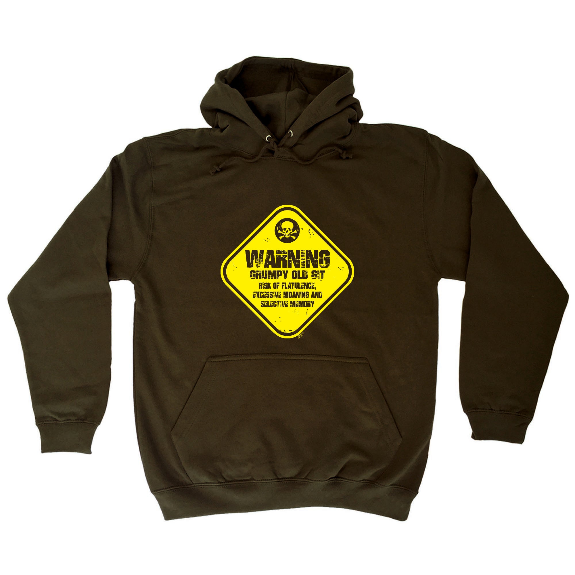 Warning Grumpy Old Git - Funny Hoodies Hoodie