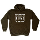Stop Staring At My Rack - Funny Hoodies Hoodie