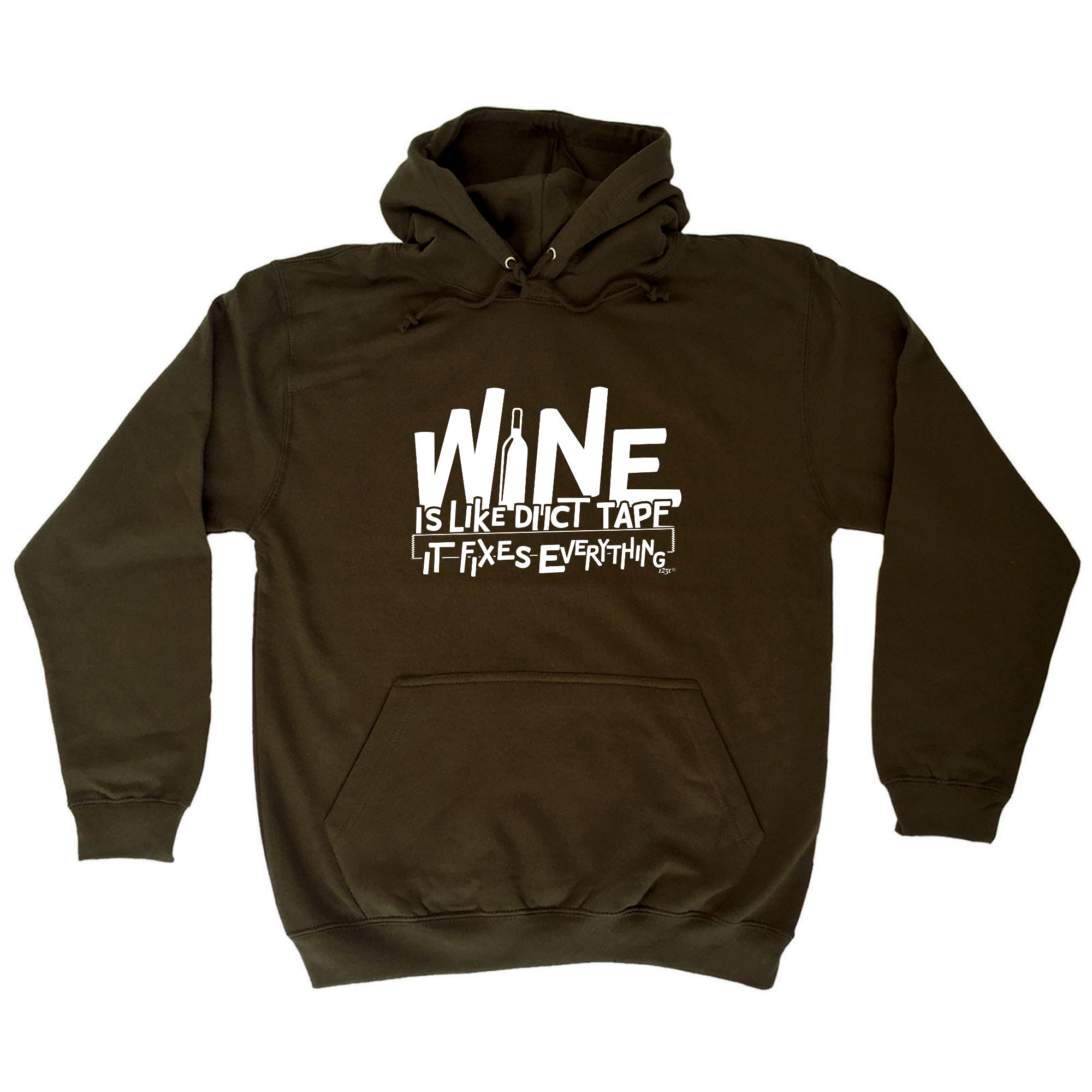Wine Is Like Duct Tape - Funny Hoodies Hoodie