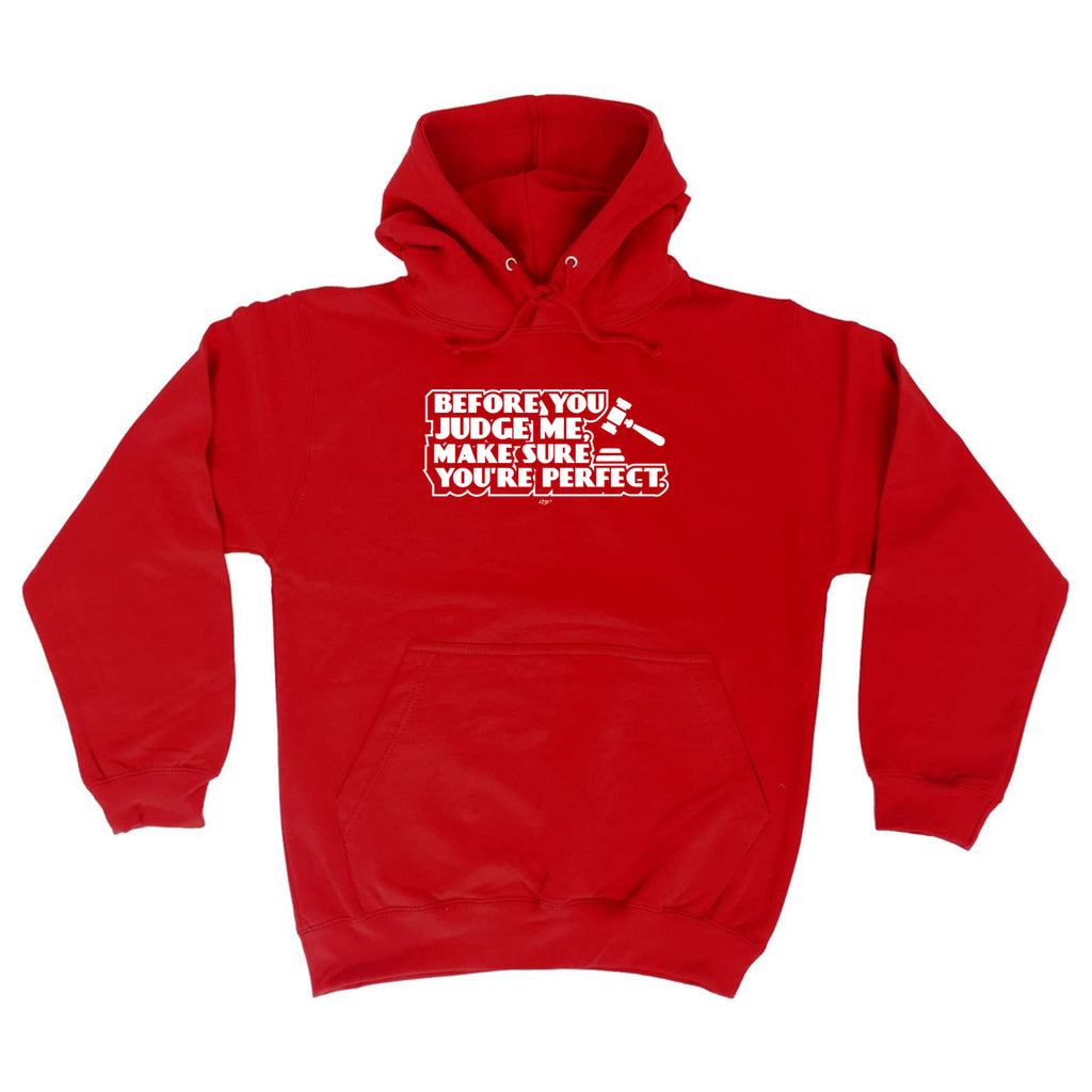 Before You Judge Me Make Sure Your Perfect - Funny Hoodies Hoodie
