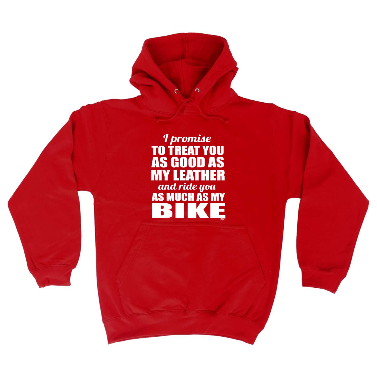 Promise To Treat You As Good As My Leather - Funny Hoodies Hoodie