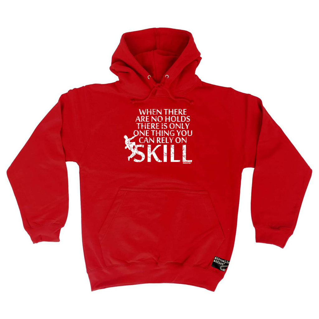 Aa When There Are No Holds There Is Only One Thing You Can Rely On Skill - Funny Hoodies Hoodie