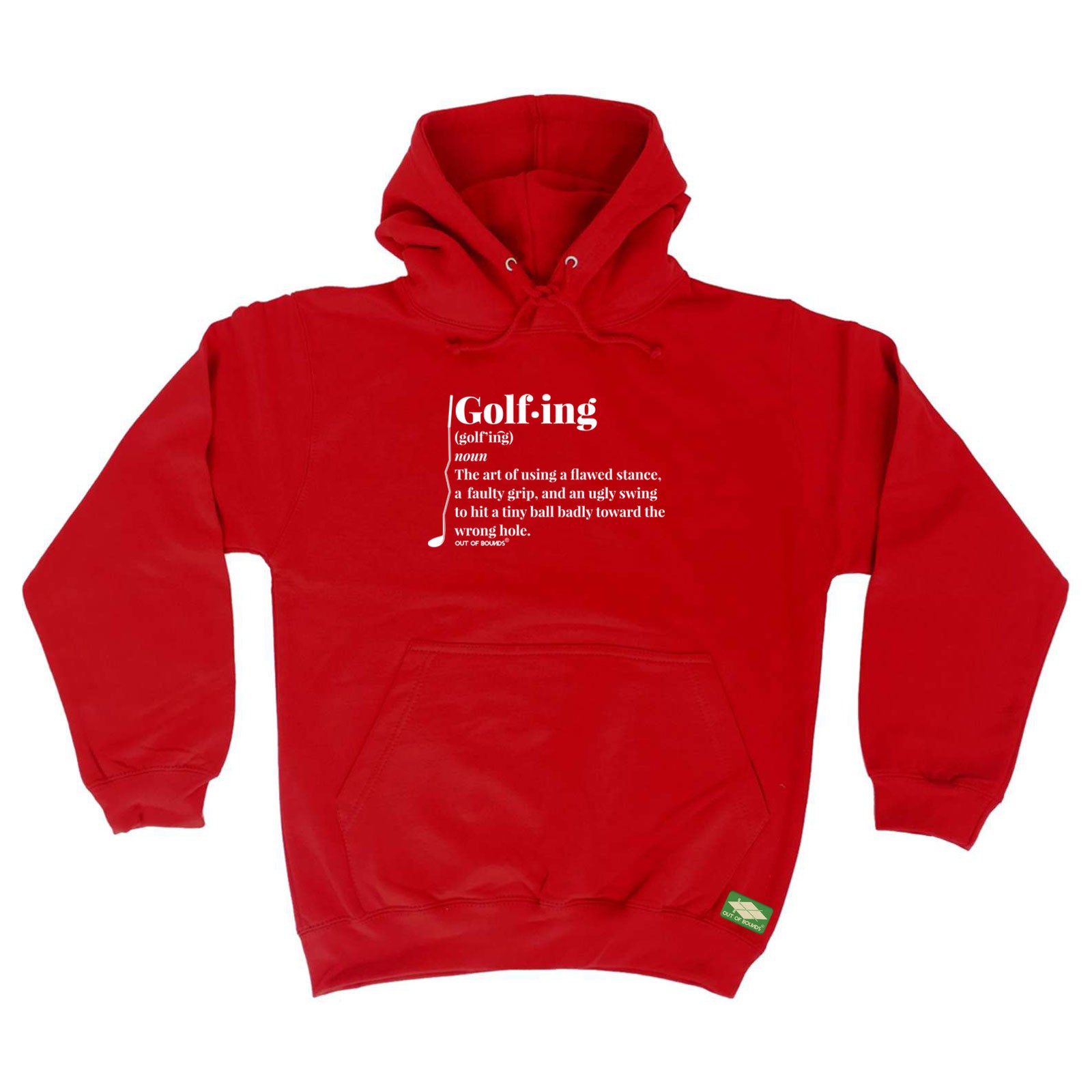 Oob Golfing Noun - Funny Hoodies Hoodie
