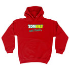 Zombies Eat Flesh - Funny Hoodies Hoodie
