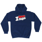 Love Yoga Stencil - Funny Hoodies Hoodie
