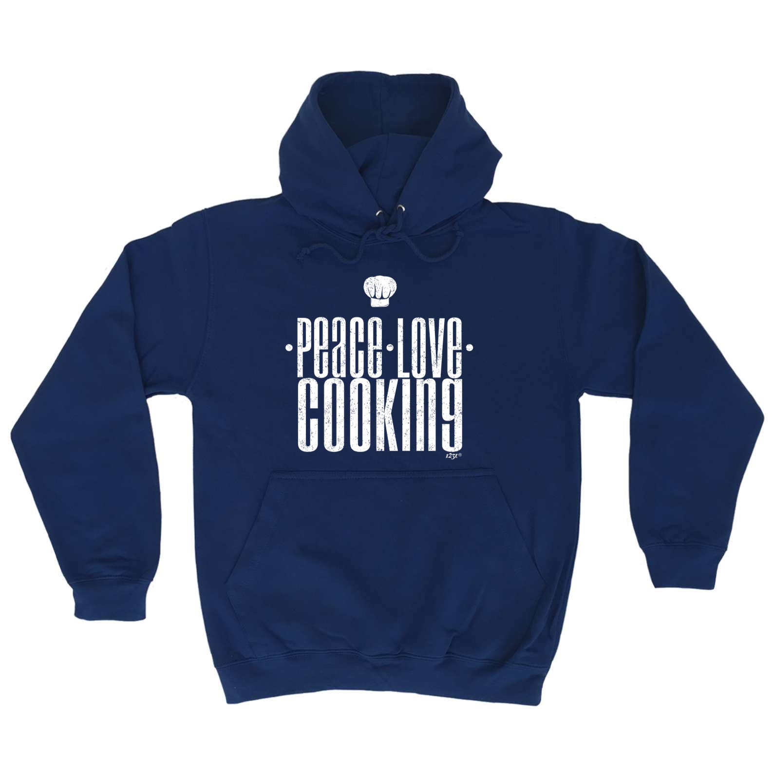 Peace Love Cooking - Funny Hoodies Hoodie