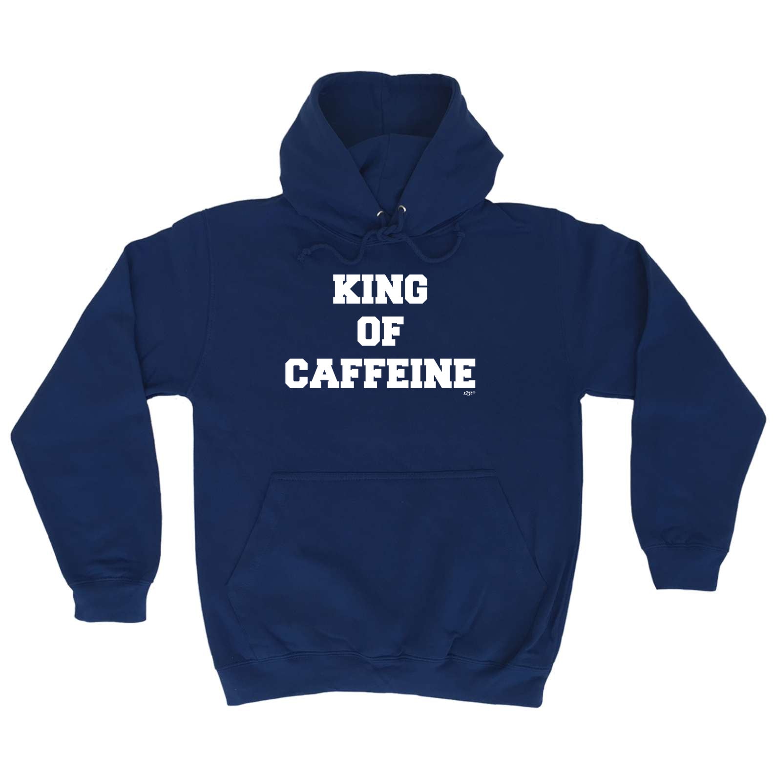 King Of Caffeine - Funny Hoodies Hoodie
